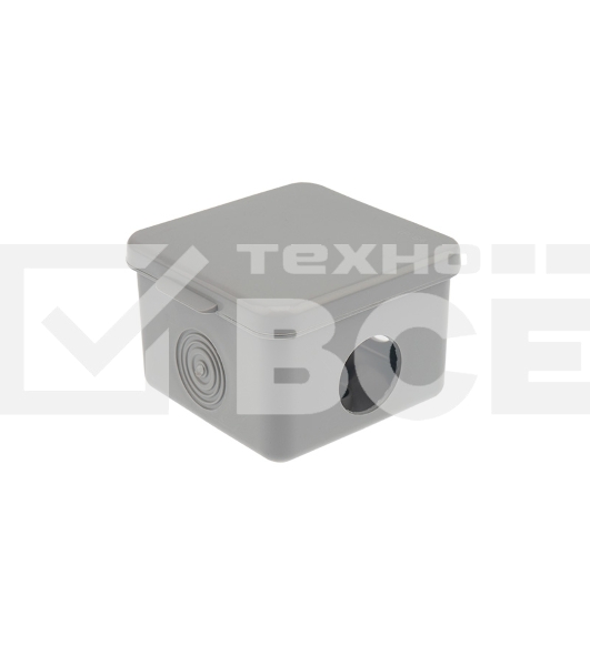 Коробка распаячная ОУ, 65x65x50, IP54 (УПрк 65*65/45.2.3) Rexant