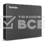 Внешний HDD 2.5' Toshiba Canvio Gaming, 2TB, USB 3.2 Gen 1 Type-A, 5400 rpm, черный, фото3