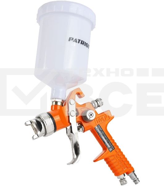 Краскораспылитель Patriot HVLP 1.4A 130л/мин соп.:1.4мм бак:0.6л