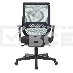 Кресло компьютерное Бюрократ MC-611N TW-01 38-418 черный, сетка/ткань, крестовина пластик, фото6