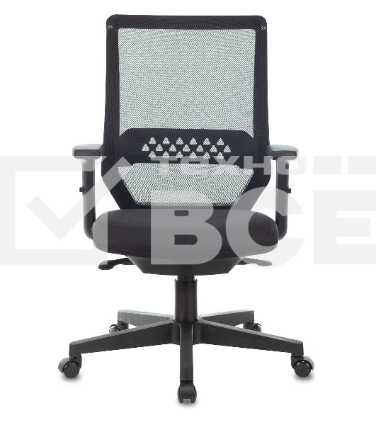 Кресло компьютерное Бюрократ MC-611N TW-01 38-418 черный, сетка/ткань, крестовина пластик