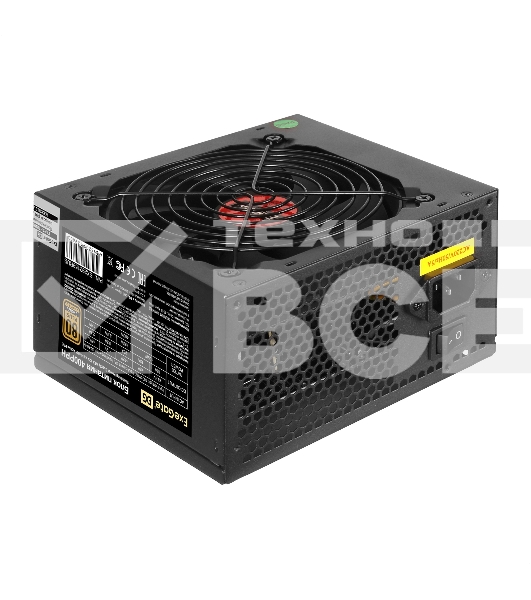 Блок питания ExeGate 400PPH (EX292159RUS-S), 400Вт, 80 PLUS Bronze, 120мм, черный