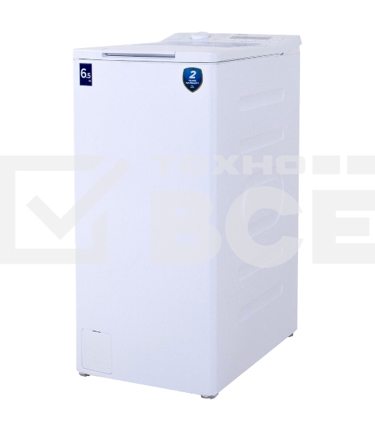 Стиральная машина Midea MFE11W65/W-C белая, загрузка вертикальная 6.5кг, 1600 об/мин., класс: A+++