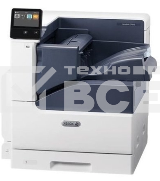 Принтер лазерный Xerox VersaLink C7000DN (VLC7000DN#), A3, цветной, печ. до 35 стр/мин. (А4) до 19 стр/мин. (А3), 1200 x 2400 dpi, RJ-45, NFC, Air Print