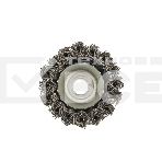 Щетка Matrix для УШМ, 65 мм, М14, Чашка, крученая проволока 0,8 мм, фото3