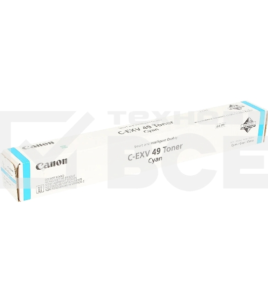 Картридж лазерный Canon C-EXV49C (8525B002) голубой (19 000 стр.) для Canon imageRUNNER ADVANCE серий C3300, C3500, DX C3700, DX C3800