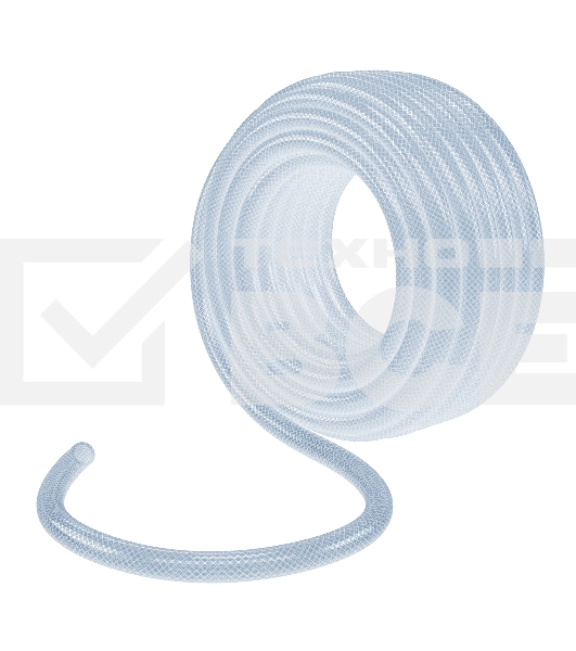 Шланг поливочный прозрачный армированный 3-х слойный, 3/4