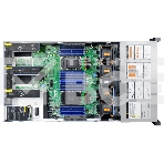 Серверная платформа/ Gooxi SR201-D25RE-G2 2U 25bay server with expander bp, based on AMD 9004 platform 2xPCIe 4.0x16; 4xPCIe 4.0x8 2x 2.5