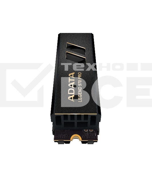 Накопитель SSD ADATA Legend 970 Pro, 1000 Гб, M.2 2280, PCIe 5.0 x4, NVMe 2.0, 3D TLC, R/W 13000/5800 МБ/сек, радиатор с вентилятором