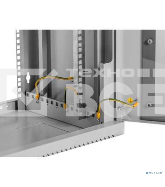 Шкаф коммутационный ЦМО (ШРН-9.350) настенный 9U 600x350мм пер.дв.стекл 200кг серый 300мм 180град.