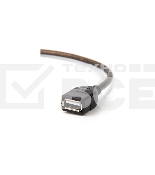 Кабель удлинительный USB2.0 AM/AF прозрачная изоляция 1.8m  Telecom <VUS6956T-1.8M>