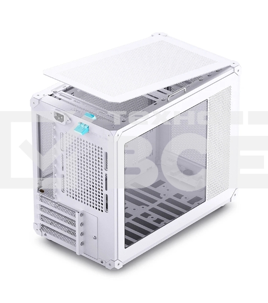 Корпус без блока питания JONSBO C6 MAX Handle, Mini-Tower, TG, no fan, 1xUSB-A 3.0 + 1xUSB-C 3.1, mATX, mITX White