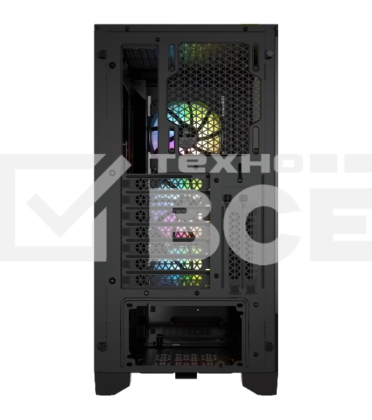 Компьютерный корпус Corsair iCUE 4000X RGb CC-9011204-WW Tempered Glass Mid-Tower, Black
