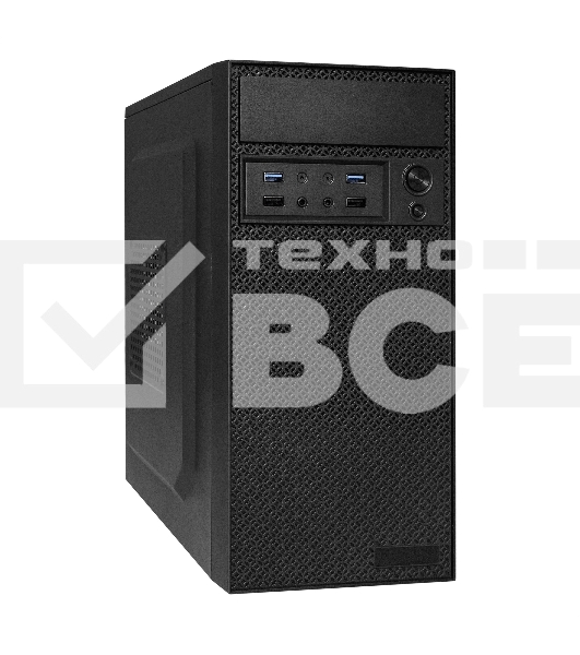 Компьютерный корпус Minitower ExeGate BAA-109U2-UNS350 (mATX, БП UNS350 с вент. 12см, 2*USB+2*USB 3.0, аудио, черный)