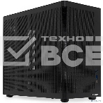 Компьютерный корпус без блока питания HSPD M210, Mesh Mid Tower, черный, 0.7 SPCC, 1x90мм mATX, mITX 140/280/150мм 1x2.5