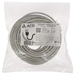 Патч-корд ACD-LPU5E-20Y сat.5e UTP 24AWG 4Pair, 7/0.18мм CCA Желтый, 2.0м, фото4