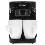 Кофеварка капельная Kitfort KT-764 черный, исп. кофе - молотый, 0.3 л, 450 Вт, фото11