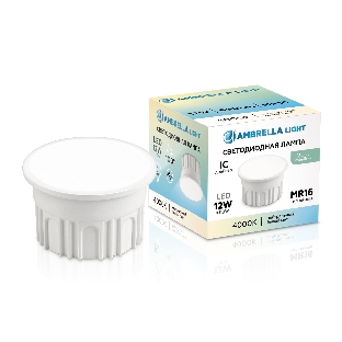 Лампа светодиодная 212102 LED MR16-DD 12W IC 4000K 220-240V 100°