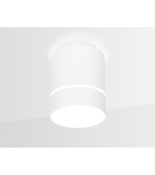 Светильник Ambrella light TN255 WH/S белый/песок LED 4200K 7W D80*110