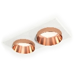 Комплект встраиваемого светильника Ambrella light XC6525025 SWH/PPG белый песок/золото розовое полированное MR16 GU5.3 (C6525, N6135), фото3