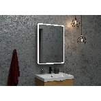 Зеркальный шкаф Bau Stil 60х80, LED подсветка, сенсор, плавное закрывание, оборачиваемый, фото9