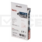 Разветвитель USB 2.0 Buro BU-HUB4-0.5L-U2.0 4порт. черный, фото 1