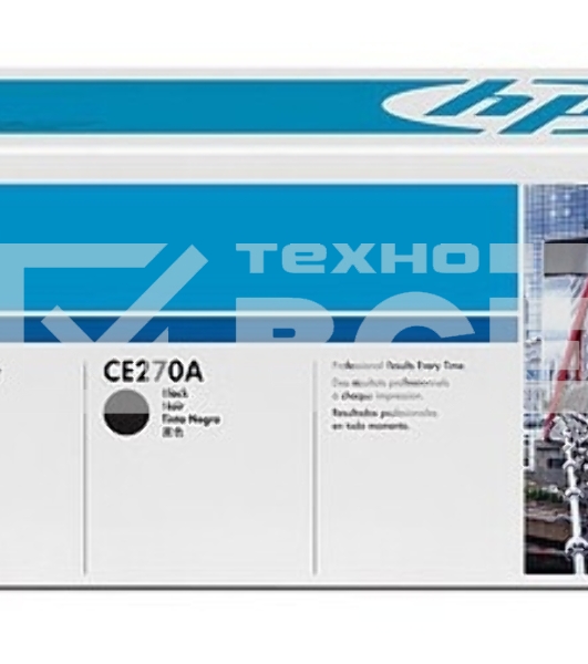Картридж лазерный HP CE270A черный для Color LaserJet Enterprise CP5525 13500 стр.