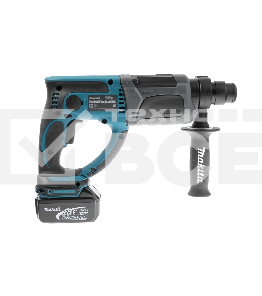 Перфоратор Makita DHR202RFE Перфоратор ак,SDS+, 18В,2х 3 Ач Li-ion,3реж,1.9Дж,0-4000у\м,3.5кг,чем,подсветка,совмест с 4 Ач Li-ion