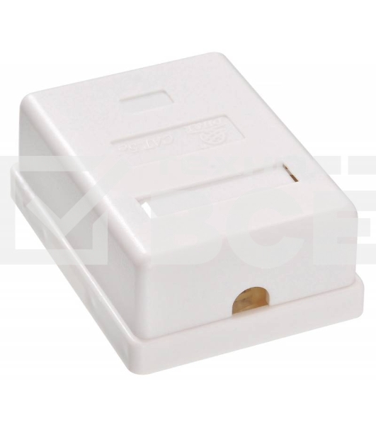 Розетка RJ45 Buro RJ-45 468-8k-1 кат.5E одинарная, TL-CAT-013