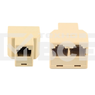 Разветвитель US-09A RJ45 8P8C (розетка) -> 2x8P8C (розетки)