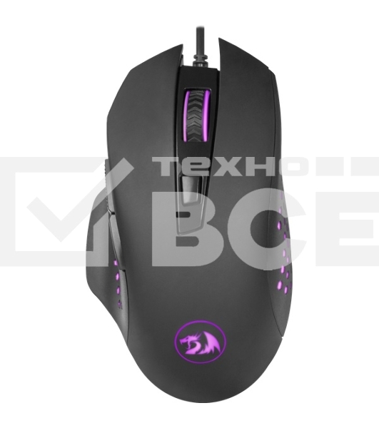 Мышь проводная REDRAGON Gainer черный, 3200 dpi, USB, кнопки - 6