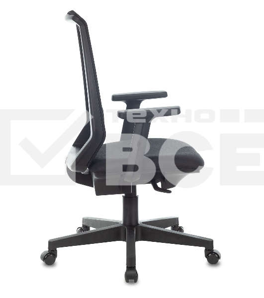 Кресло компьютерное Бюрократ MC-611N TW-01 38-418 черный, сетка/ткань, крестовина пластик