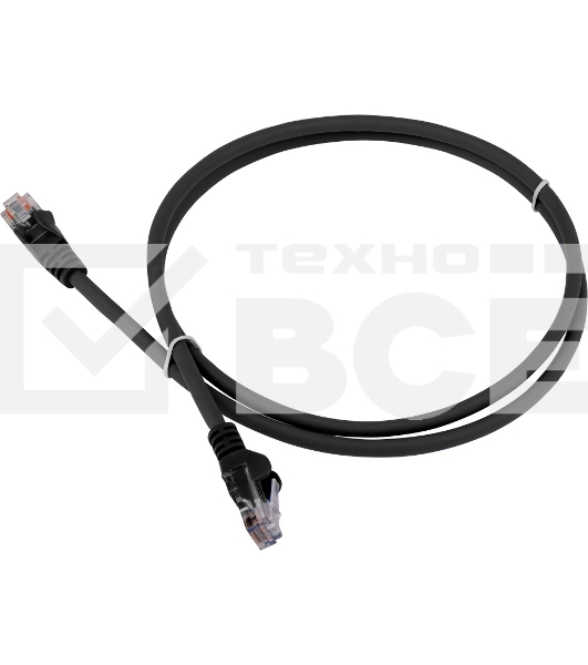 Патч-корд LANMASTER LSZH UTP кат.6, 2.0 м, черный