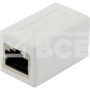 Адаптер-соединитель Vention RJ45 F / RJ45 F 8p8c кат. 6 Белый