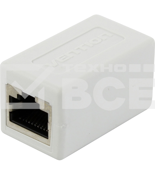 Адаптер-соединитель Vention RJ45 F / RJ45 F 8p8c кат. 6 Белый