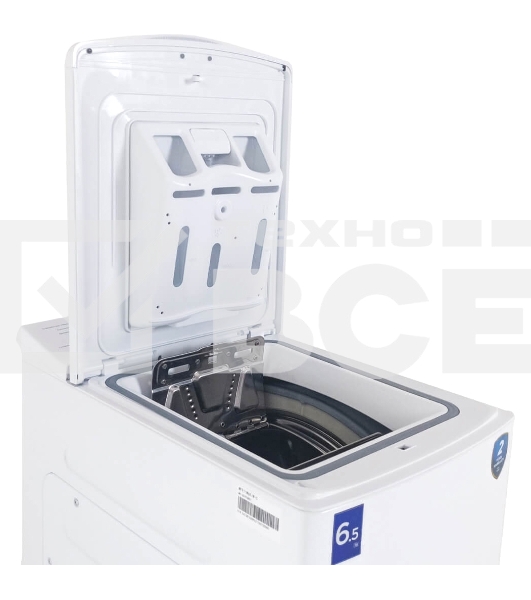 Стиральная машина Midea MFE11W65/W-C белая, загрузка вертикальная 6.5кг, 1600 об/мин., класс: A+++