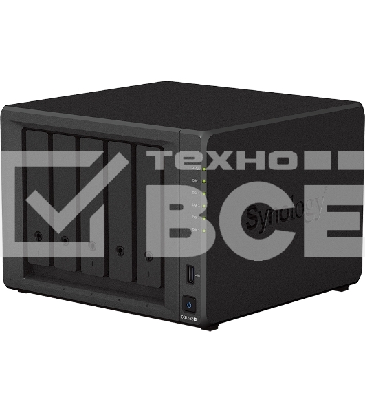 СХД настольное исполнение 5BAY NO HDD USB3 DS1522+ SYNOLOGY