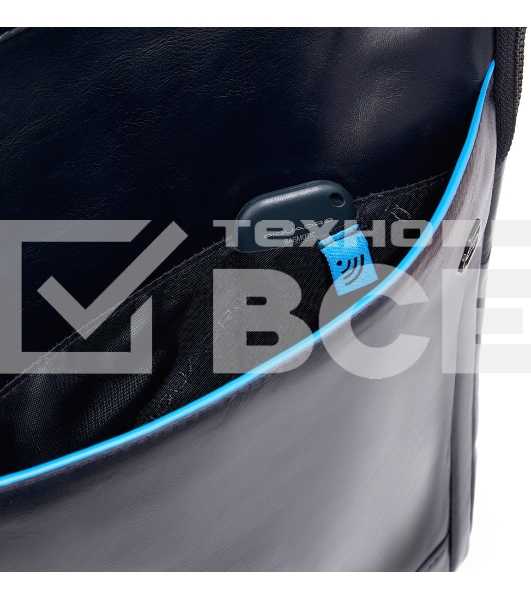 Рюкзак мужской Piquadro Blue Square Revamp CA4818B2V/N черный кожа