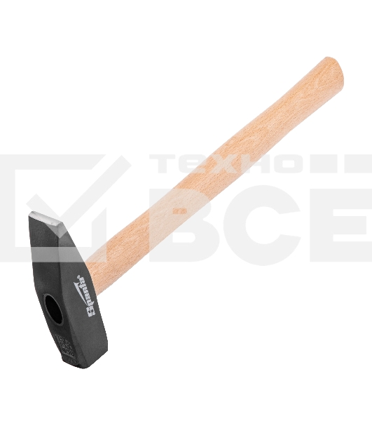 Молоток слесарный Sparta 700 г, квадратный боек, деревянная рукоятка