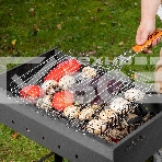 Решетка гриль 315х410х70мм объемная хромир. Camping Palisad, фото11