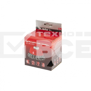 Щетка Matrix для УШМ, 65 мм, М14, Чашка, крученая проволока 0,8 мм