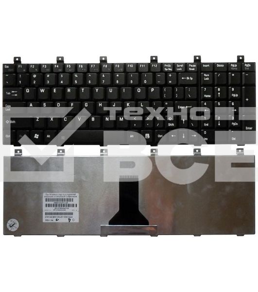 Клавиатура для ноутбука Toshiba Satellite M60 M65 P100 P105 черная