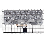 Клавиатура для ноутбука HP Spectre X360 13-w000 13-ac000 серебристая с подсветкой, фото 1