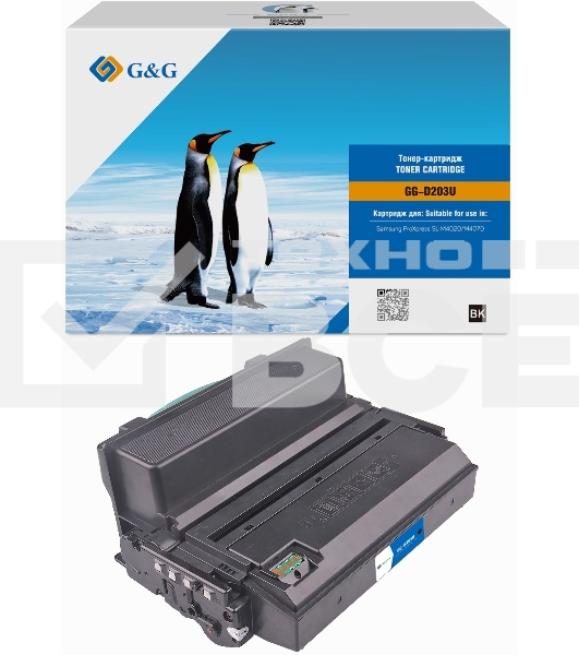Картридж лазерный G&G GG-D203U черный (15000стр.) для Samsung ProXpress M4020/M4070