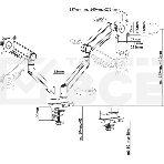 Кронштейн для мониторов Ultramounts UM733BR черный/коричневый 17'-32' макс.8кг крепление к столешнице поворот и наклон, фото15