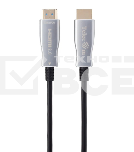 Кабель активный оптический кабель HDMI 19M/M,ver. 2.0, 4K@60 Hz 5m Telecom <TCG2020-5M>