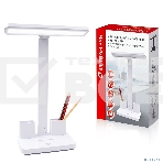 Настольный светильник Ultraflash UF-814 C01 белый (Led, светильник настольный, 9Вт, аккум., димм., смена цвет.темп.), фото 1