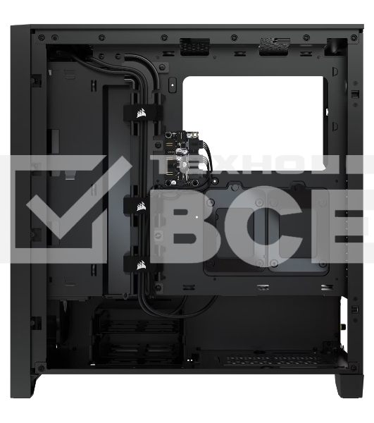 Компьютерный корпус Corsair iCUE 4000X RGb CC-9011204-WW Tempered Glass Mid-Tower, Black