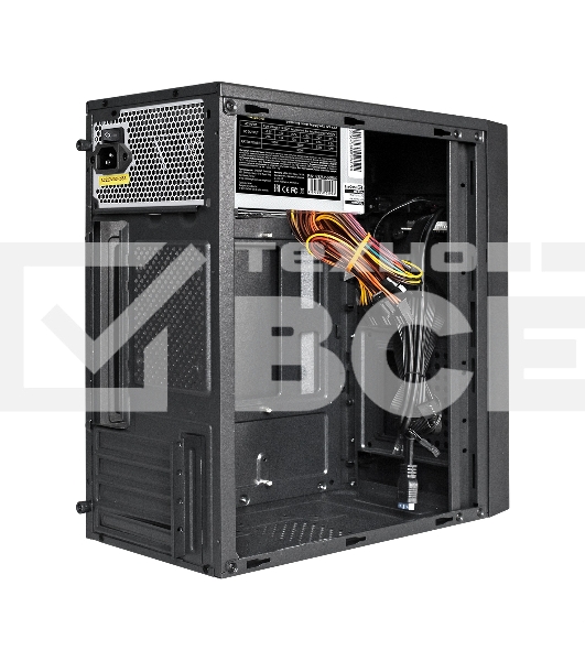 Компьютерный корпус Minitower ExeGate BAA-109U2-UNS350 (mATX, БП UNS350 с вент. 12см, 2*USB+2*USB 3.0, аудио, черный)