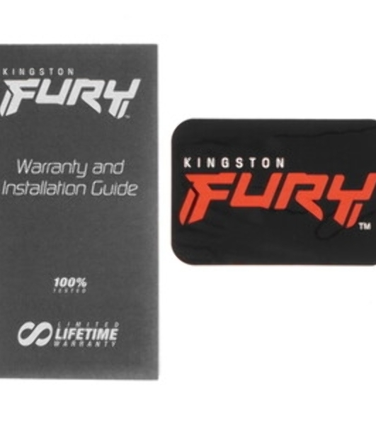 Оперативная память Kingston Fury Beast Black, DDR5, 32GB (1x32GB), 5600 MHz, CL36, с радиатором, чёрный